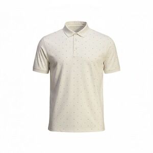 G/FORE Mens White Multi Color Star Print Performance Golf Polo Shirt XXL